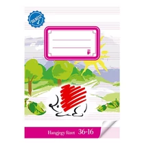 Hangjegyfüzet ICO Süni A/5 36-16 bekötött sulikész Hangjegyfüzet ICO Süni A/5 36-16 bekötött sulikész