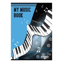 Hangjegyfüzet STREET A/4 32 lapos Hangjegyfüzet STREET A/4 32 lapos