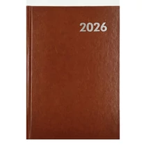 Határidőnapló ALISCA A/5 napi fehér lapos barna 2026. Határidőnapló ALISCA A/5 napi fehér lapos barna 2026.