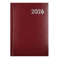 Határidőnapló ALISCA B/6 napi fehér lapos bordó 2026. Határidőnapló ALISCA B/6 napi fehér lapos bordó 2026.