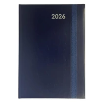 Határidőnapló ALISCA Rebel varrott A/5 napi fehér lapos kék 2026. Határidőnapló ALISCA Rebel varrott A/5 napi fehér lapos kék 2026.