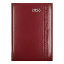 Határidőnapló ALISCA Rebel varrott A/4 heti fehér lapos bordó 2026. Határidőnapló ALISCA Rebel varrott A/4 heti fehér lapos bordó 2026.