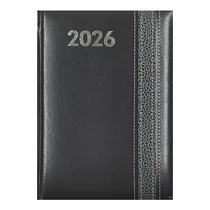 Határidőnapló ALISCA Rebel varrott B/6 napi fehér lapos szürke 2026. Határidőnapló ALISCA Rebel varrott B/6 napi fehér lapos szürke 2026.