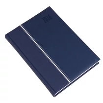 Határidőnapló REALSYSTEM Kensington A/5 napi fehér lapos kék 2026. Határidőnapló REALSYSTEM Kensington A/5 napi fehér lapos kék 2026.