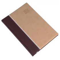 Határidőnapló REALSYSTEM Kensington B/5 heti fehér lapos barna 2026. Határidőnapló REALSYSTEM Kensington B/5 heti fehér lapos barna 2026.