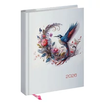 Határidőnapló REALSYSTEM Librobello "Hölgyeknek" B/6 napi fehér lapos 3D lakk Kolibri 2026. Határidőnapló REALSYSTEM Librobello "Hölgyeknek" B/6 napi fehér lapos 3D lakk Kolibri 2026.