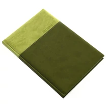 Határidőnapló REALSYSTEM Lux B/5 heti fehér lapos zöld 2026.