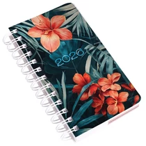 Határidőnapló REALSYSTEM SP5 spirál A/6 napi fehér lapos tropical 2026.