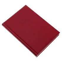 Határidőnapló REALSYSTEM Standard A/5 napi fehér lapos bordó 2026. Határidőnapló REALSYSTEM Standard A/5 napi fehér lapos bordó 2026.