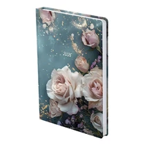 Határidőnapló TOPTIMER Joy J012 B/6 heti fehér lapos Róma Metalizát arany 2026.