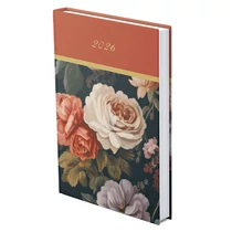 Határidőnapló TOPTIMER Joy J022 B/6 napi fehér lapos Rokokó metalizált arany 2026. Határidőnapló TOPTIMER Joy J022 B/6 napi fehér lapos Rokokó metalizált arany 2026.