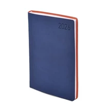 Határidőnapló TOPTIMER Madeira M021 A/5 napi fehér lapos kék-narancs 2026.