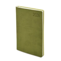 Határidőnapló TOPTIMER Madeira M021 A/5 napi fehér lapos zöld-zöld 2026.