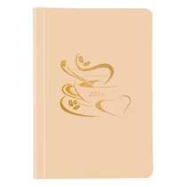 Határidőnapló TOPTIMER Pastel P015 A/5 heti fehér lapos lazac 2026.