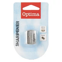 Hegyező OPTIMA fém 1 lyukú 1db/bliszter