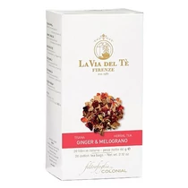 Herbatea LA VIA DEL TÉ gyömbér-gránátalma 15x3 g