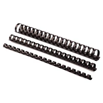 Iratspirál műanyag FELLOWES 16mm fekete műanyag spirál 101-120 lap 100 darabos