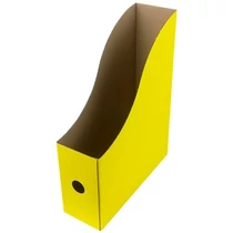 Irattartó papucs FORTUNA 80 mm karton összehajtható citrom Irattartó papucs FORTUNA 80 mm karton összehajtható citrom