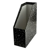 Irattartó papucs 90 mm karton márvány mintás fekete Irattartó papucs 90 mm karton márvány mintás fekete