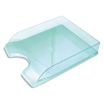 Irattartó tálca OPTIMA műanyag áttetsző zöld Irattartó tálca OPTIMA műanyag áttetsző zöld