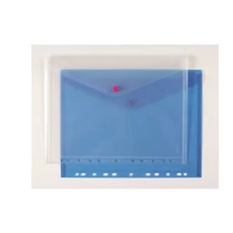 Irattasak A/4 lefűzhető patentos átlátszó kék Irattasak A/4 lefűzhető patentos átlátszó kék