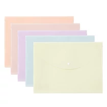 Irattasak DELI Colorful A/4 PP patentos vegyes pasztell színekben