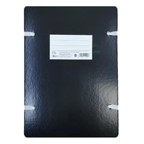 Irományfedél szalagos CLARISSA 1050 g fekete