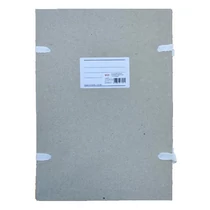 Irományfedél szalagos CLARISSA 1050 g natúr 1,2m szalaggal