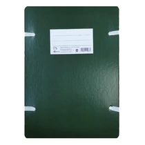 Irományfedél szalagos CLARISSA 1050 g zöld