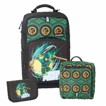 Iskolatáska szett LEGO Optimo 3 részes Ninjago Dragon tornazsákkal és felszerelt tolltartóval Iskolatáska szett LEGO Optimo 3 részes Ninjago Dragon tornazsákkal és felszerelt tolltartóval