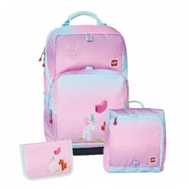 Iskolatáska szett LEGO Optimo 3 részes Sparkle tornazsákkal és felszerelt tolltartóval Iskolatáska szett LEGO Optimo 3 részes Sparkle tornazsákkal és felszerelt tolltartóval