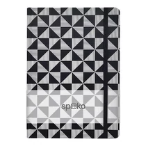 Jegyzetfüzet vonalas SPOKO A/5 96 lapos gumis keményfedeles mozaik