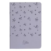 Jegyzetfüzet vonalas CREATIVE Cute bow B/5 96 lapos keményfedelű