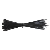 Kábelkötegelő-gyorskötőző 100mm x 2,5mm fekete 100 darabos