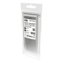 Kábelkötegelő-gyorskötöző ENTAC 200mm x 2,5mm fehér 50 darabos