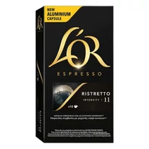 Kávékapszula L`OR Ristretto Nespresso kompatibilis 10 kapszula/doboz Kávékapszula L`OR Ristretto Nespresso kompatibilis 10 kapszula/doboz