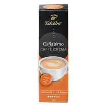 Kávékapszula TCHIBO Cafissimo Caffé Crema Rich Aroma 10 kapszula/doboz Kávékapszula TCHIBO Cafissimo Caffé Crema Rich Aroma 10 kapszula/doboz