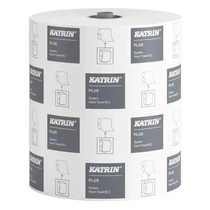 Kéztörlő tekercses KATRIN Plus System Towel 19 cm 150 m 2 rétegű fehér