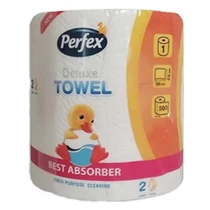 Kéztörlő tekercses háztartási PERFEX Deluxe 500 lapos 1 tekercses 2 rétegű