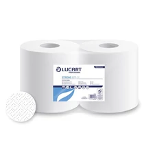 Kéztörlő tekercses ipari LUCART Strong 675CF 25 cm átmérő 675 lap fehér 2 rétegű 852343J
