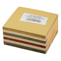 Kockatömb színes FORTUNA 8,5x8,5x5 cm ragasztott Kockatömb színes FORTUNA 8,5x8,5x5 cm ragasztott