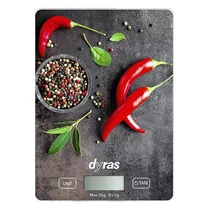 Konyhai mérleg DYRAS mintás Konyhai mérleg DYRAS mintás