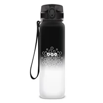 Kulacs ARS UNA műanyag matt BPA-mentes motivációs ombre 1 liter Black & White Kulacs ARS UNA műanyag matt BPA-mentes motivációs ombre 1 liter Black & White