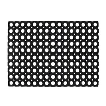 Lábtörlő fekete gumi 40x60 cm