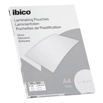 Lamináló fólia IBICO A/4 216x303mm 75-80 mikron fényes 100/dob