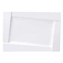 Lapostányér AMBITION Kubiko téglalap alakú fehér 35,5x25 cm Lapostányér AMBITION Kubiko téglalap alakú fehér 35,5x25 cm