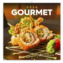 Lemeznaptár REALSYSTEM 300x300mm Gourmet 2026.