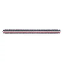 Léptékvonalzó ARISTO College műanyag mérnöki B 30 cm