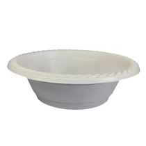 Levesestál újrahasználható műanyag fehér 500 ml 100 darabos