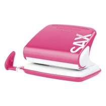 Lyukasztó SAX 318 Design 2 lyukú fém 20 lap rózsaszín Lyukasztó SAX 318 Design 2 lyukú fém 20 lap rózsaszín